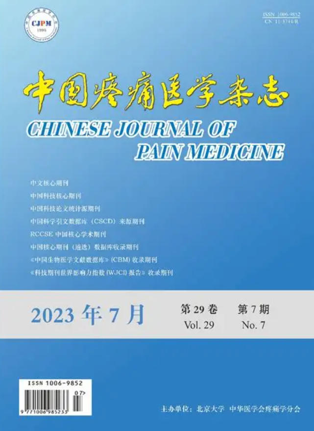 中国疼痛医学杂志